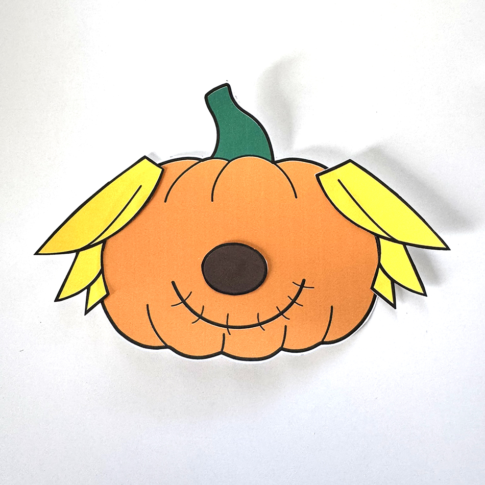Disguise a Pumpkin as a Scarecrow Craft Project Step 3