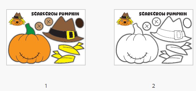 Disguise a Pumpkin as a Scarecrow Craft Project for Kids 2