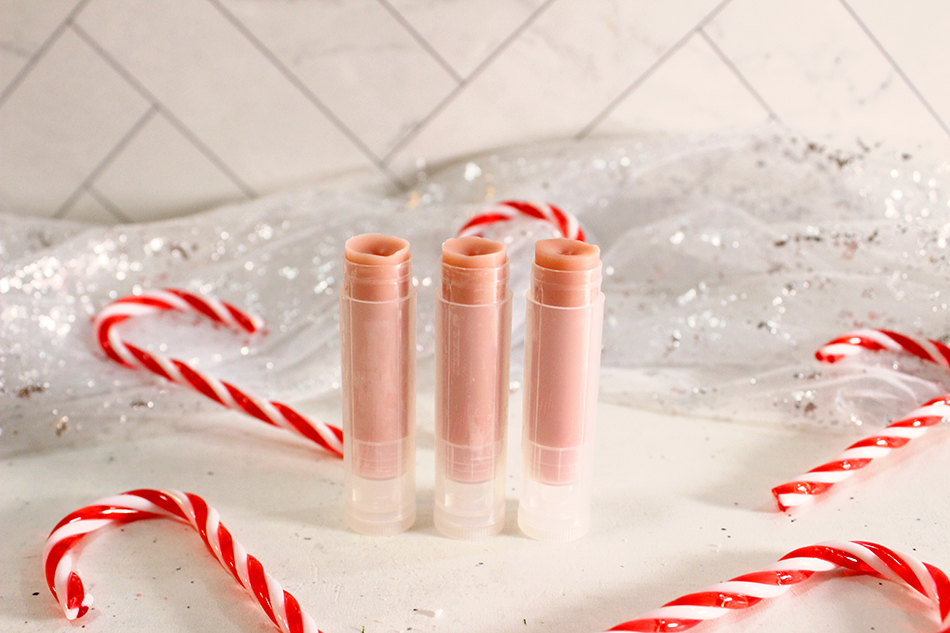 Diy Christmas Candy Cane Lip Balm Recipe for Gifts