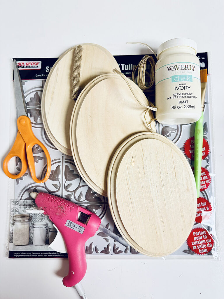 Dollar Tree Tin Pumpkin Materials