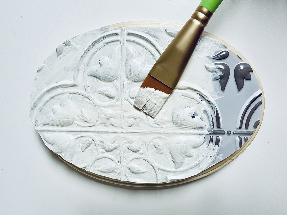 Dollar Tree Tin Pumpkin step 3