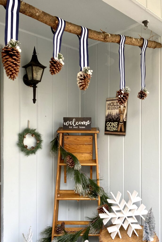 Easy Pine Cone Garland by a Hundred Affections
