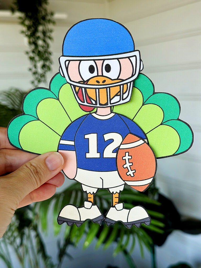 Football Player Turkey Disguise