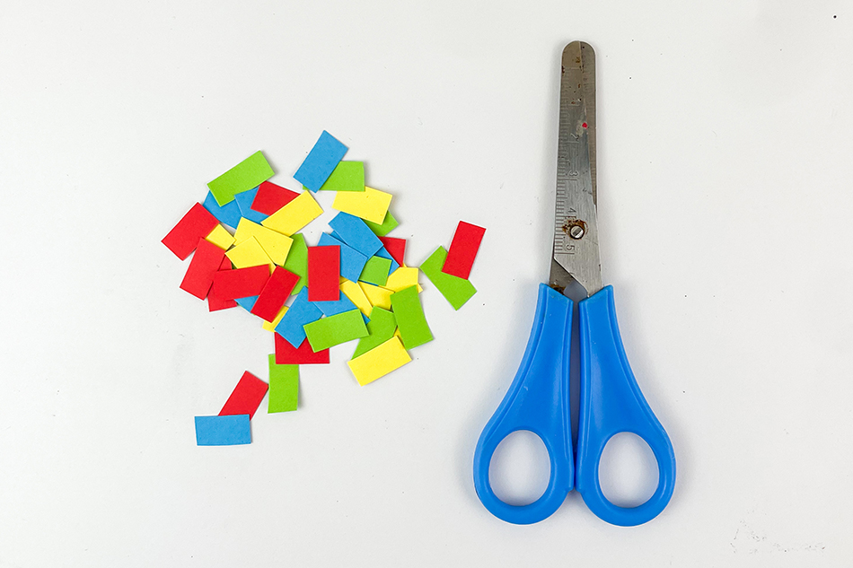 Gingerbread House Paper Plate Craft Step 3