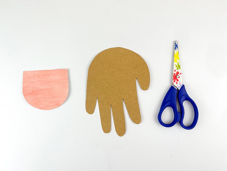 Handprint Nutcracker Step 1