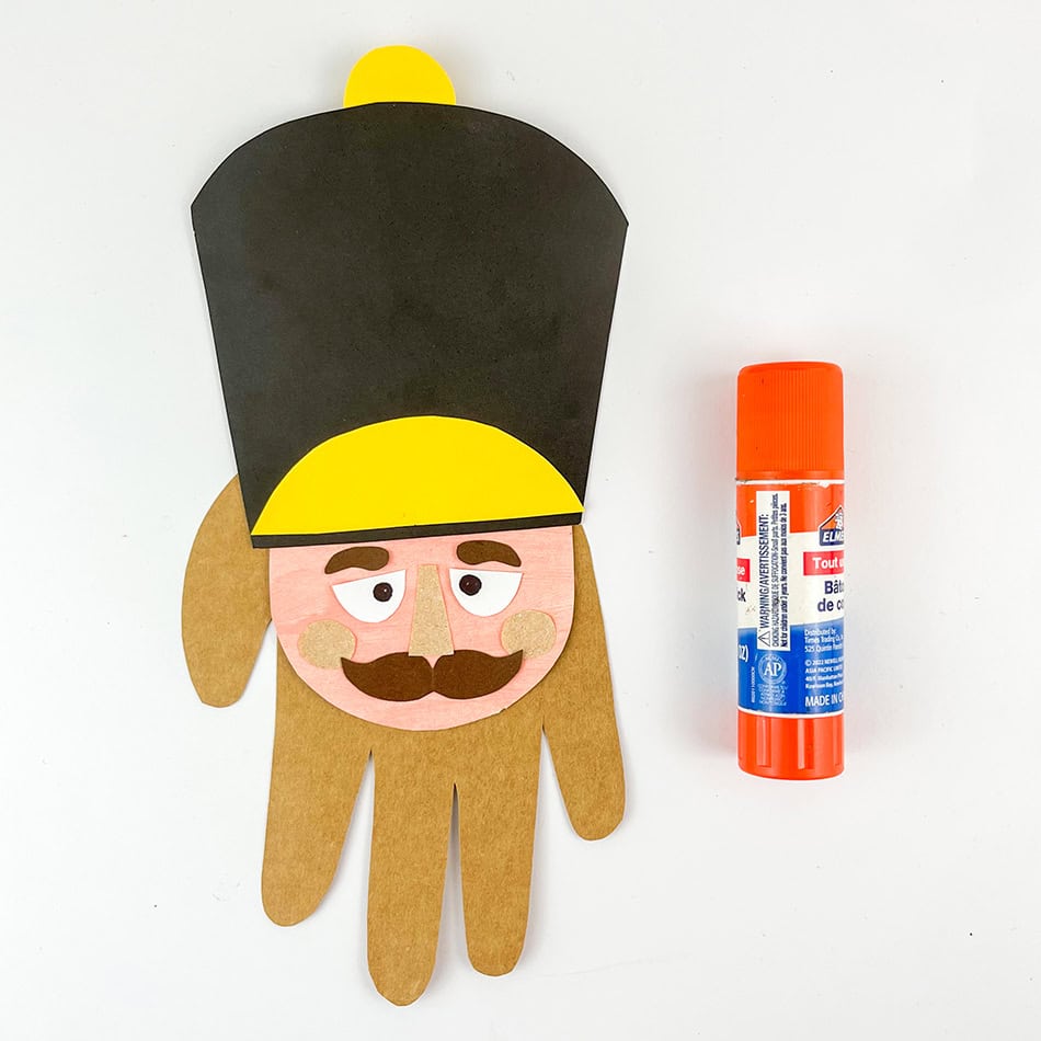 Handprint Nutcracker Step 7