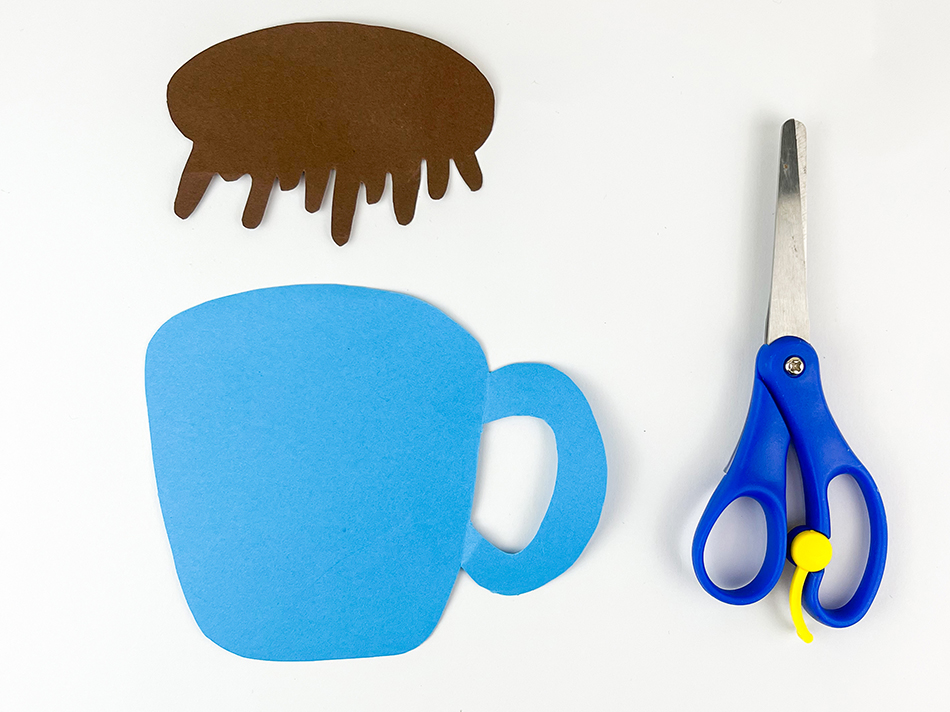 Hot Chocolate Mug Craft Step 1