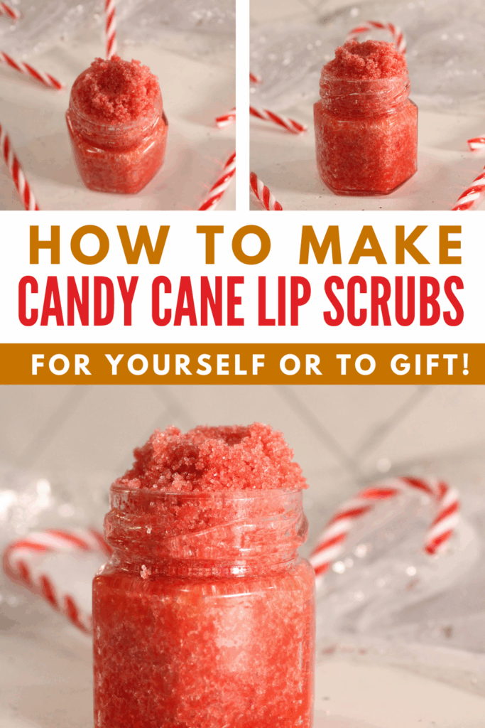 How to Make a Natural Candy Cane Lip Scrub (Without Vaseline) for Christmas Gifts Using Beeswax