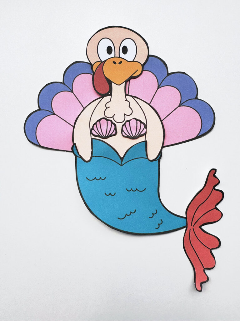 Mermaid Turkey Disguise 5