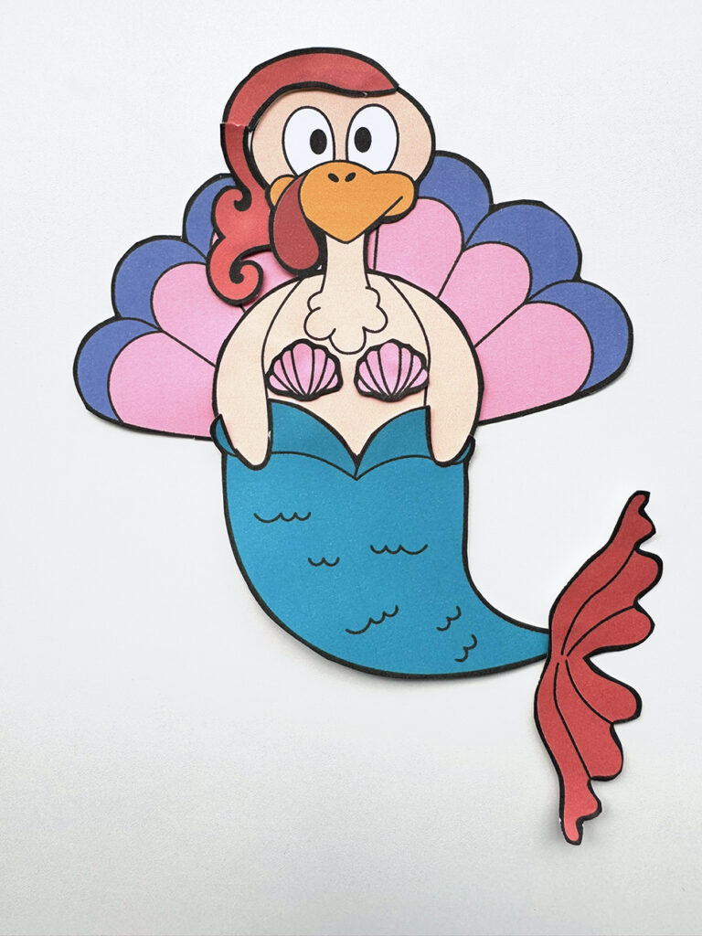 Mermaid Turkey Disguise 6