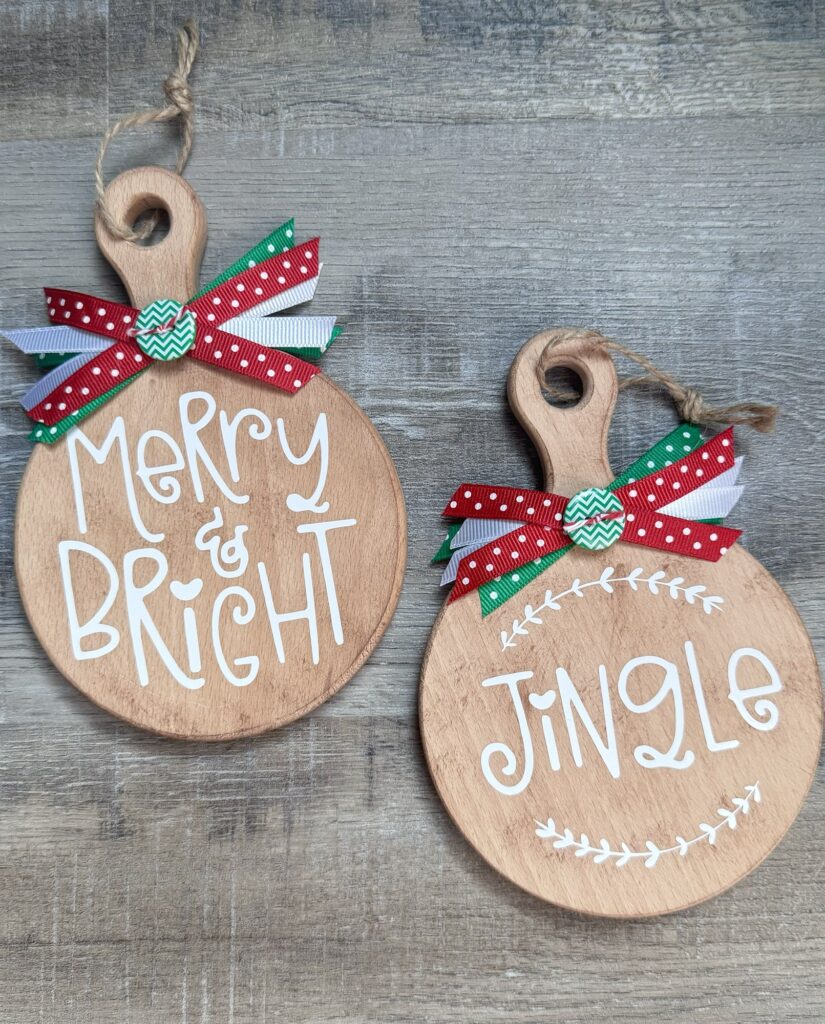 Mini Christmas Cutting Boards by Creating Me