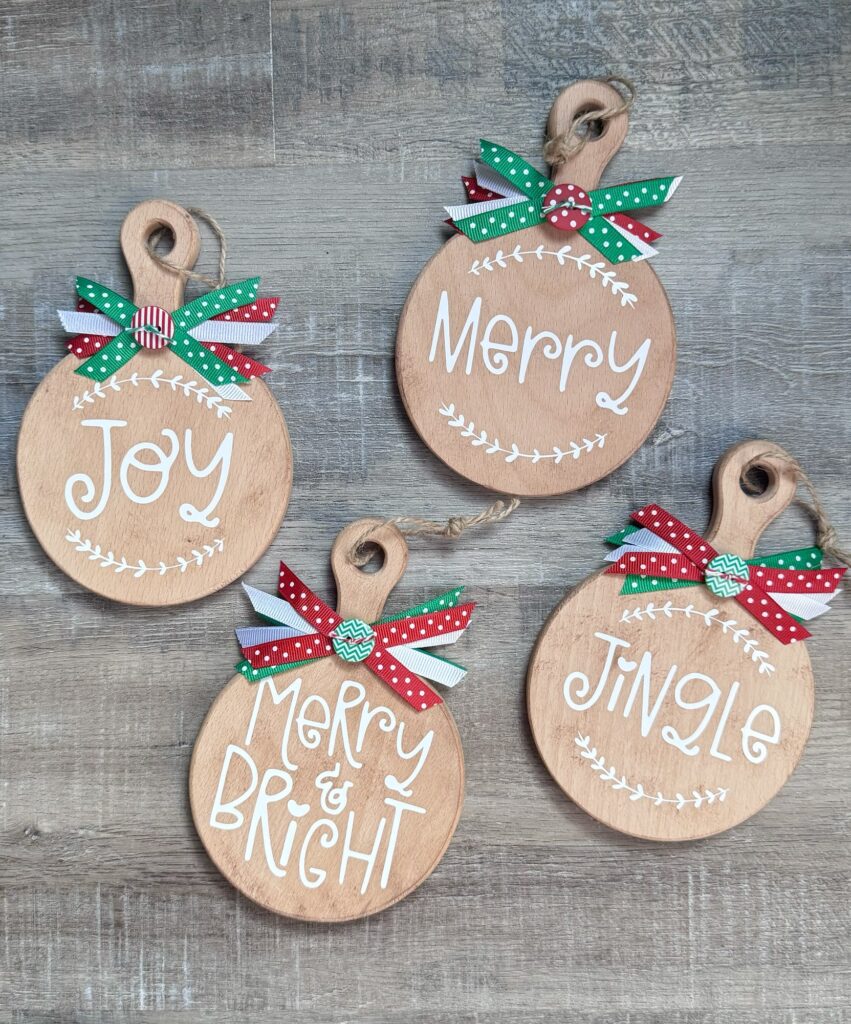 Mini Christmas Cutting Boards by Creating Me