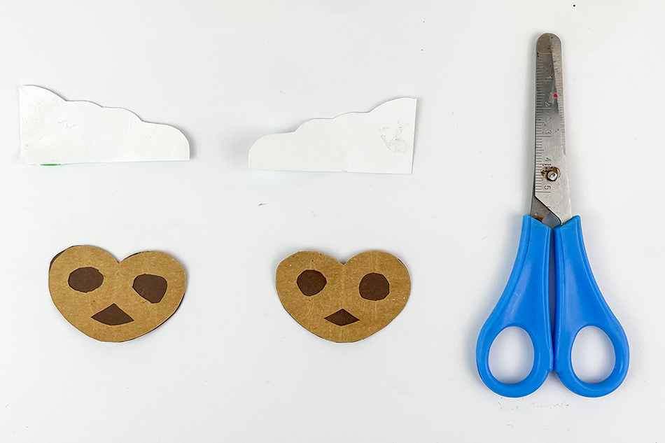 Paper Bag Gingerbread House Step 5