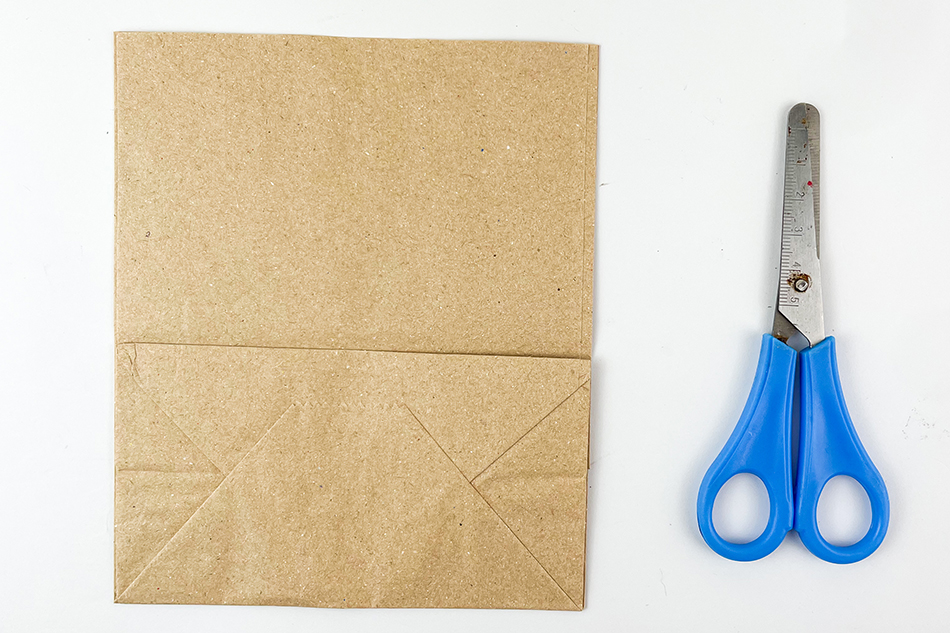 Paper Bag Santa Step 3