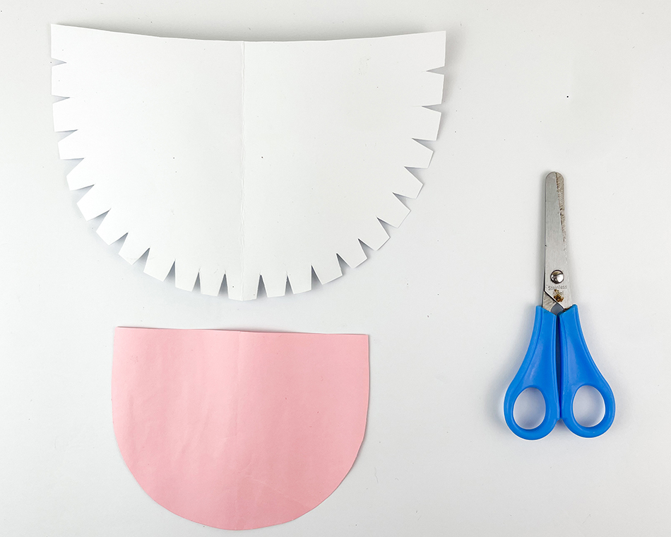 Paper Bag Santa Step 4