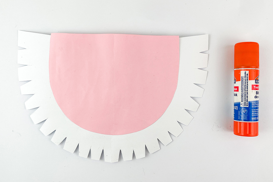 Paper Bag Santa Step 5