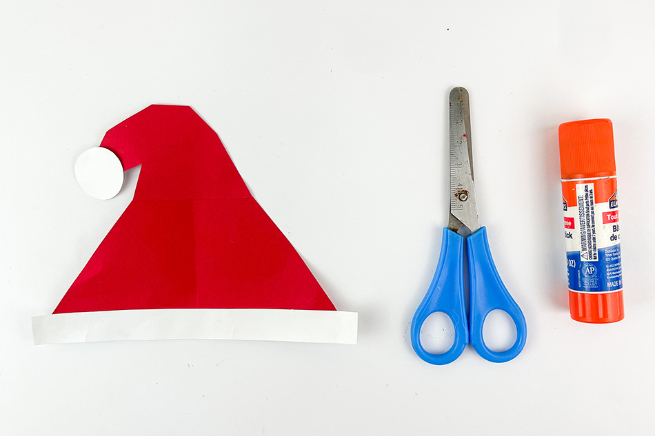Paper Bag Santa Step 7