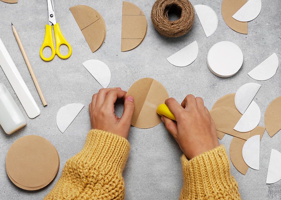 Paper Honeycomb Ornament Step 2