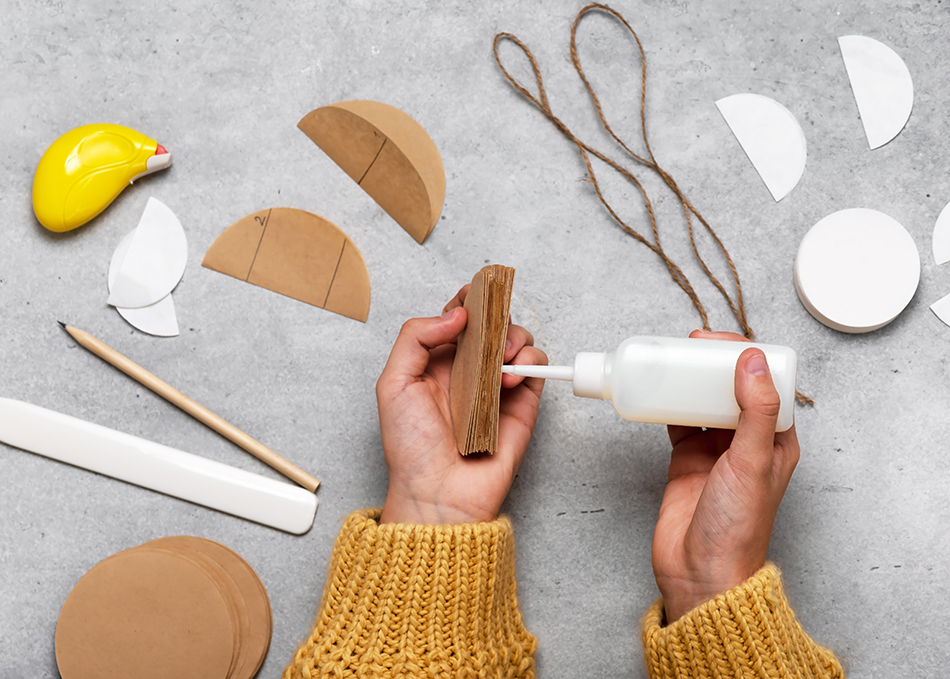 Paper Honeycomb Ornament Step 3