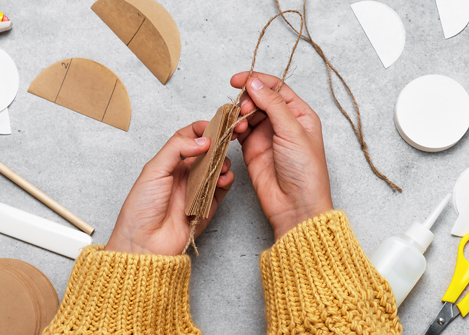 Paper Honeycomb Ornament Step 4