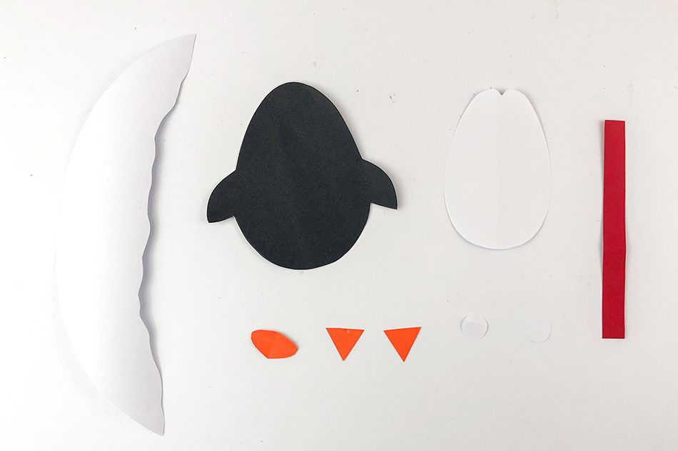 Paper Plate Penguin Igloo Step 5