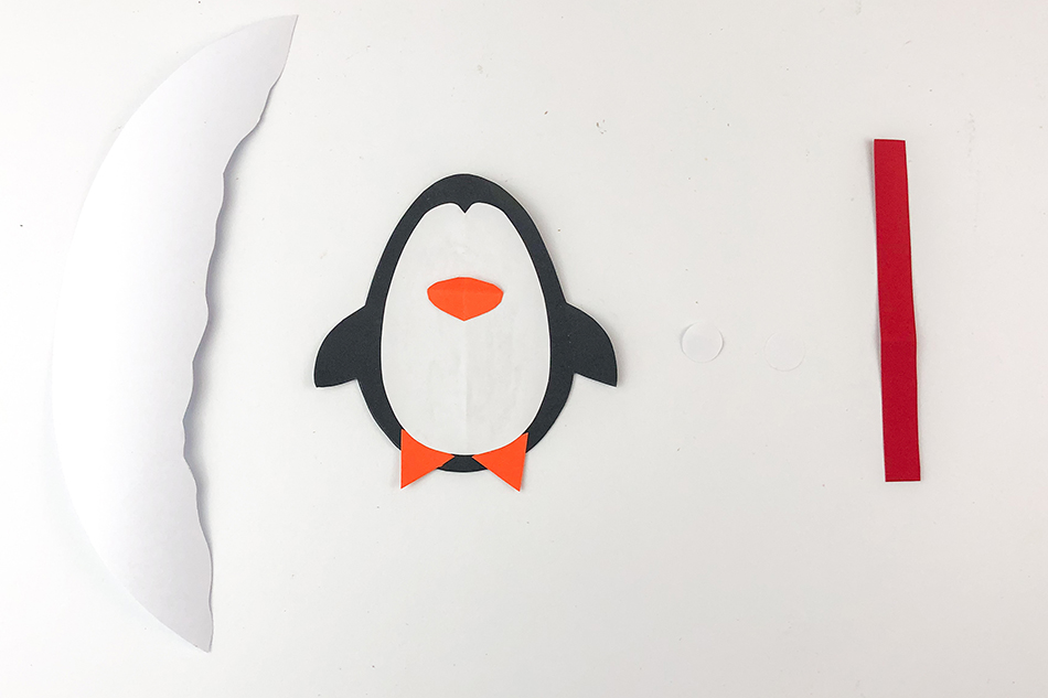 Paper Plate Penguin Igloo Step 6