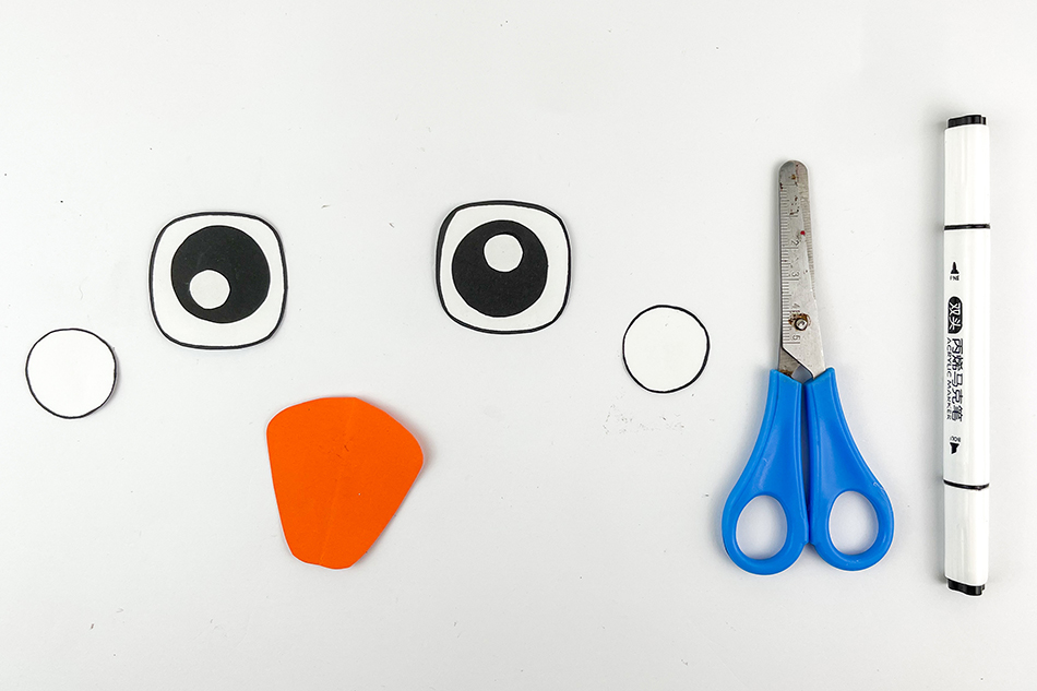 Paper Plate Penguin Step 6