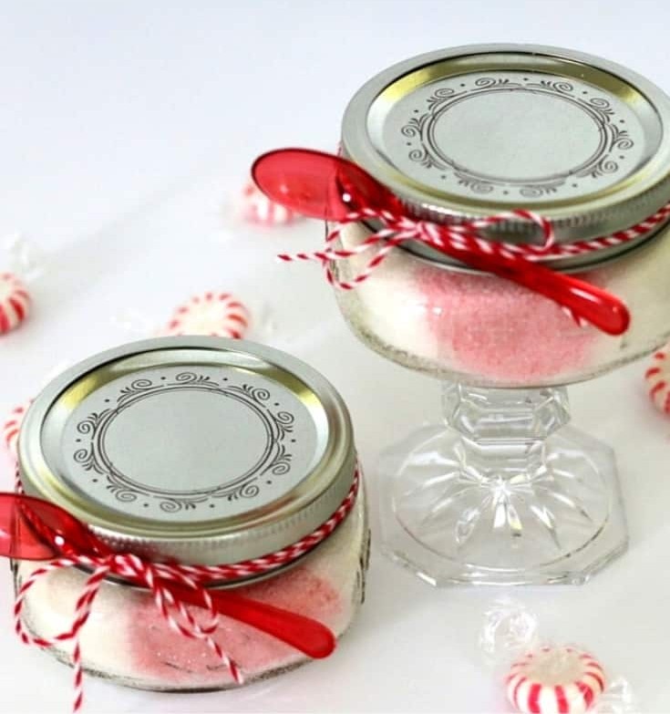 Peppermint Sugar Scrub Recipe by the Crafty Blog Stalker