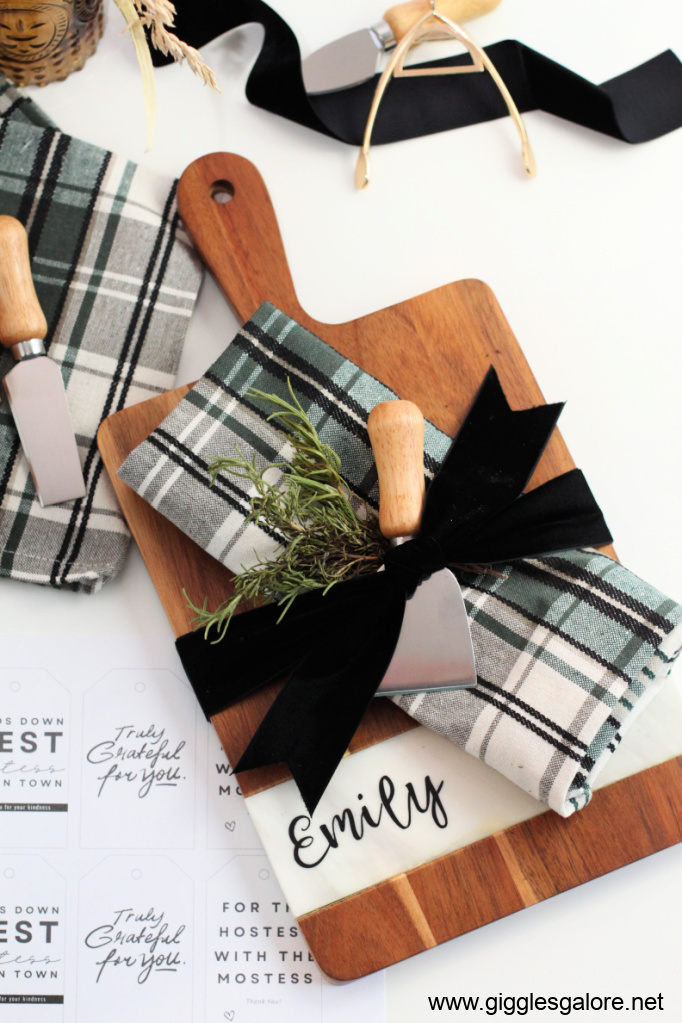 Personalized Hostess Gift Under $20 by Giggles Galore