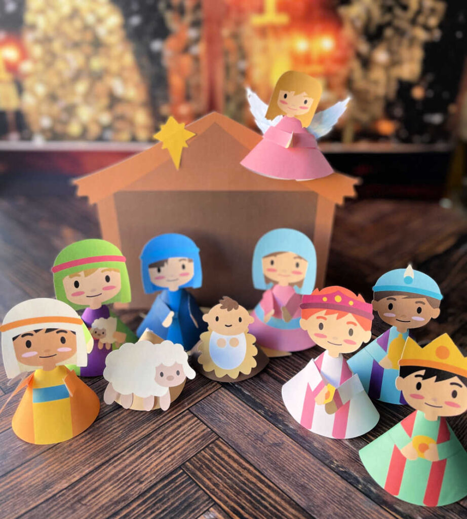 Printable Christmas Nativity by Growing up Gabel