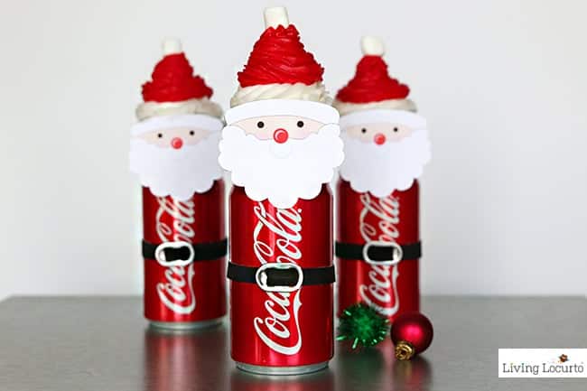 Santa Cupcakes Coke by Living Locurto