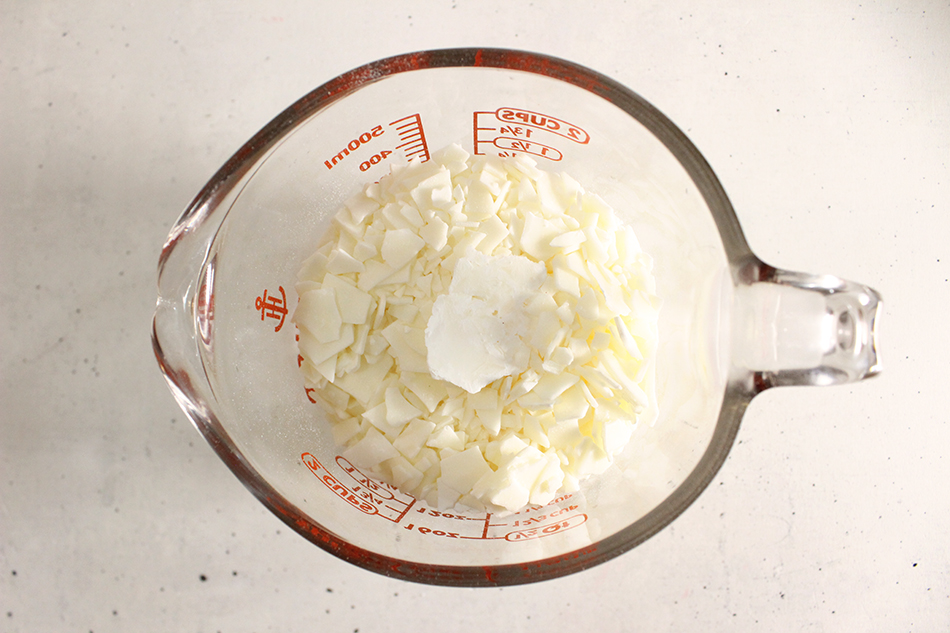 Snowflake Candle Step 1