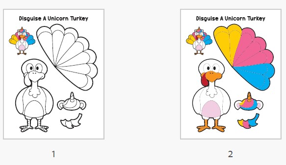 Unicorn Printable disguises