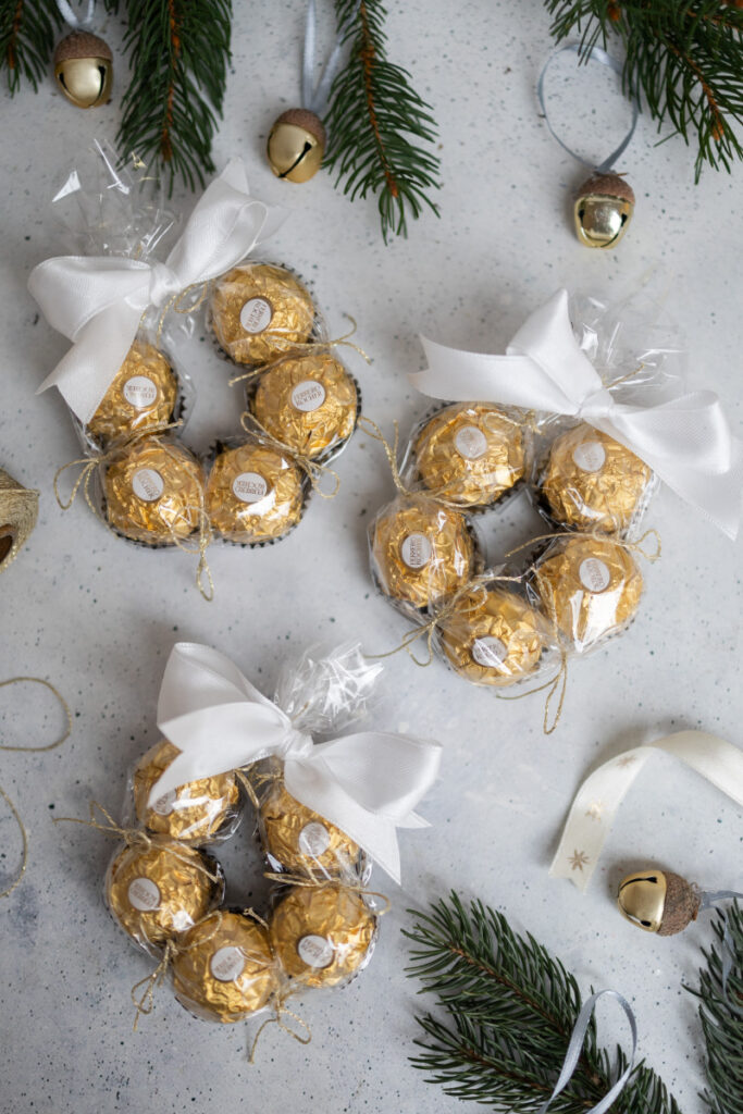 Weihnachtskranz mit Ferrero Rocher by Try Try Try