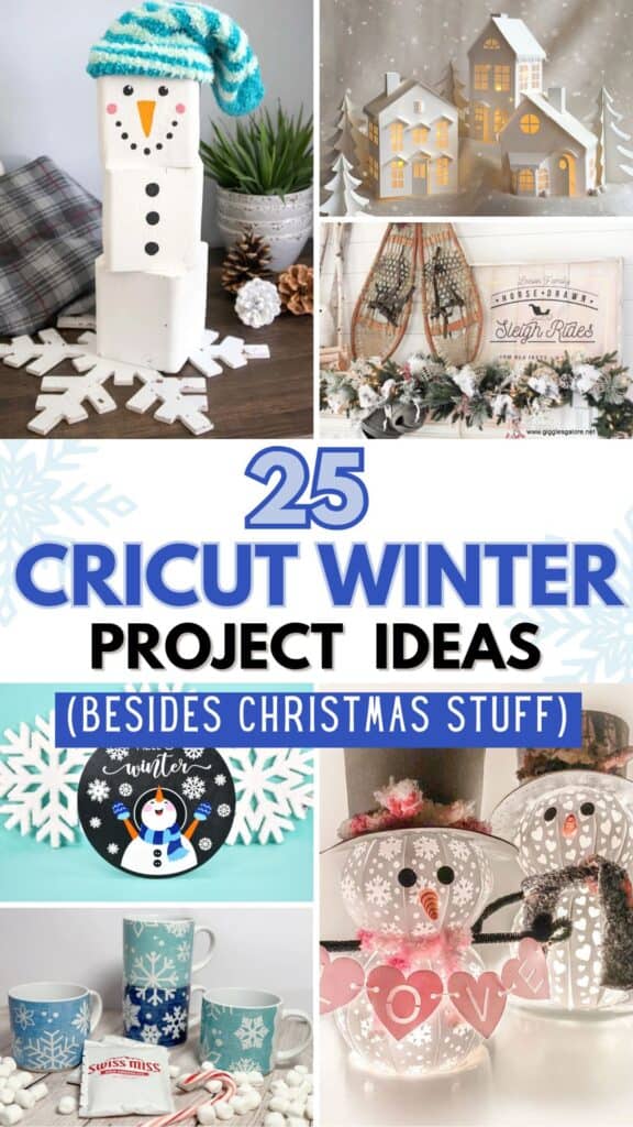 25 Cricut Winter Project Craft Ideas (Besides Christmas Stuff)