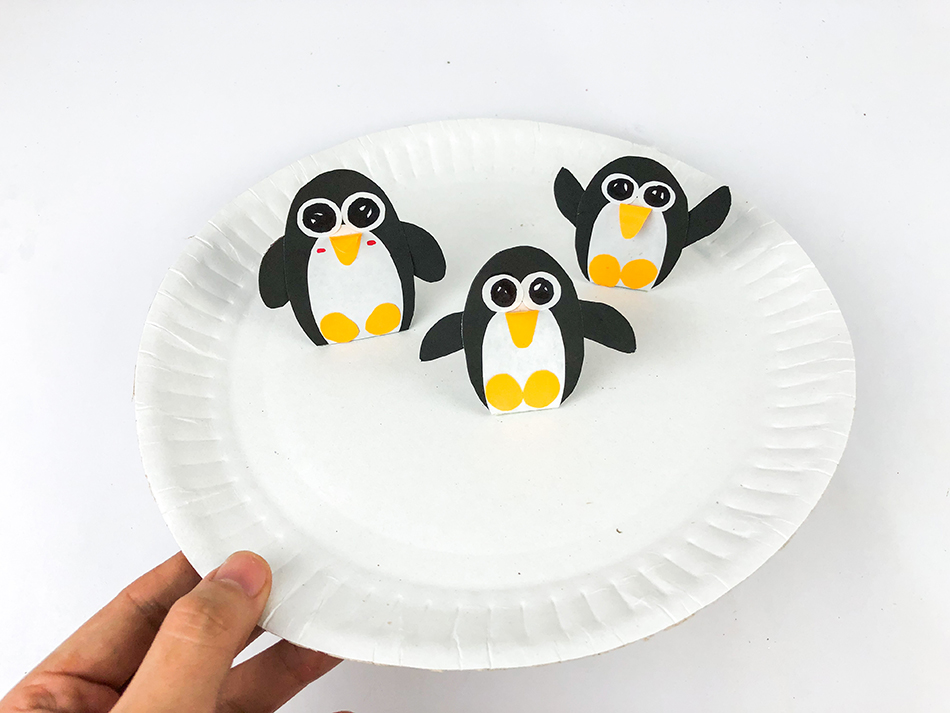 3D Penguin Craft Step 5