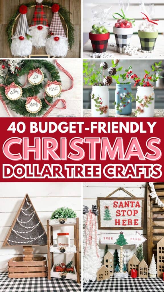 40 Budget-Friendly Christmas Dollar Tree Crafts