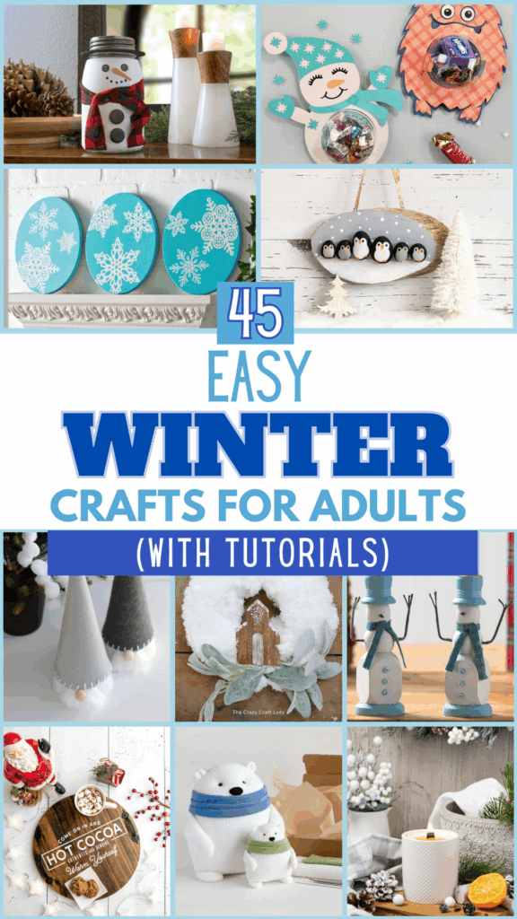 45 Easy Winter Crafts for Adults (With Tutorials)