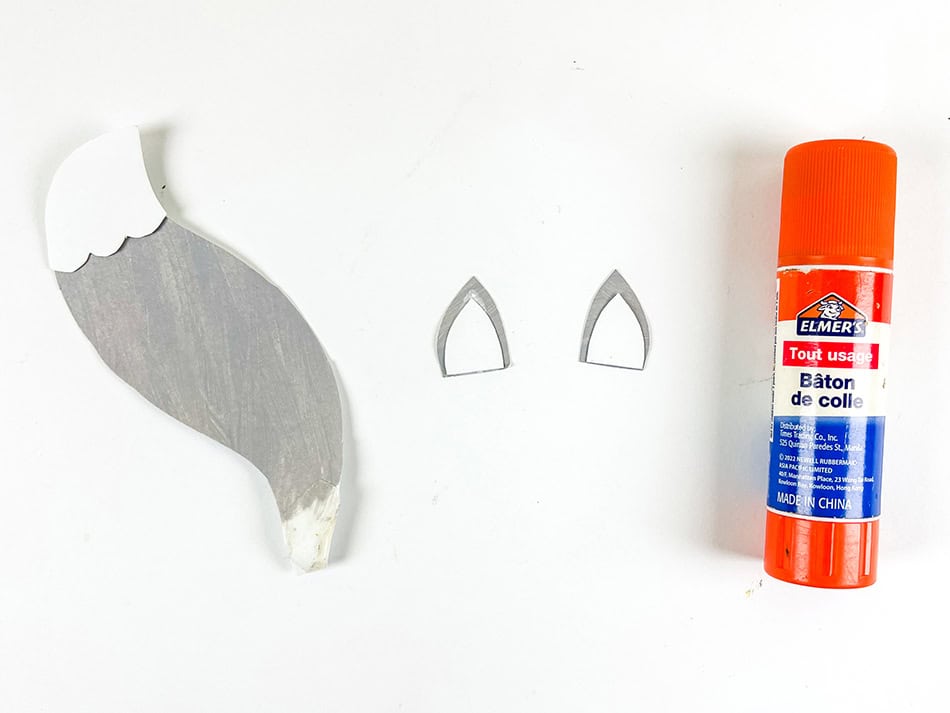 Arctic Fox Handprint Craft Step 5