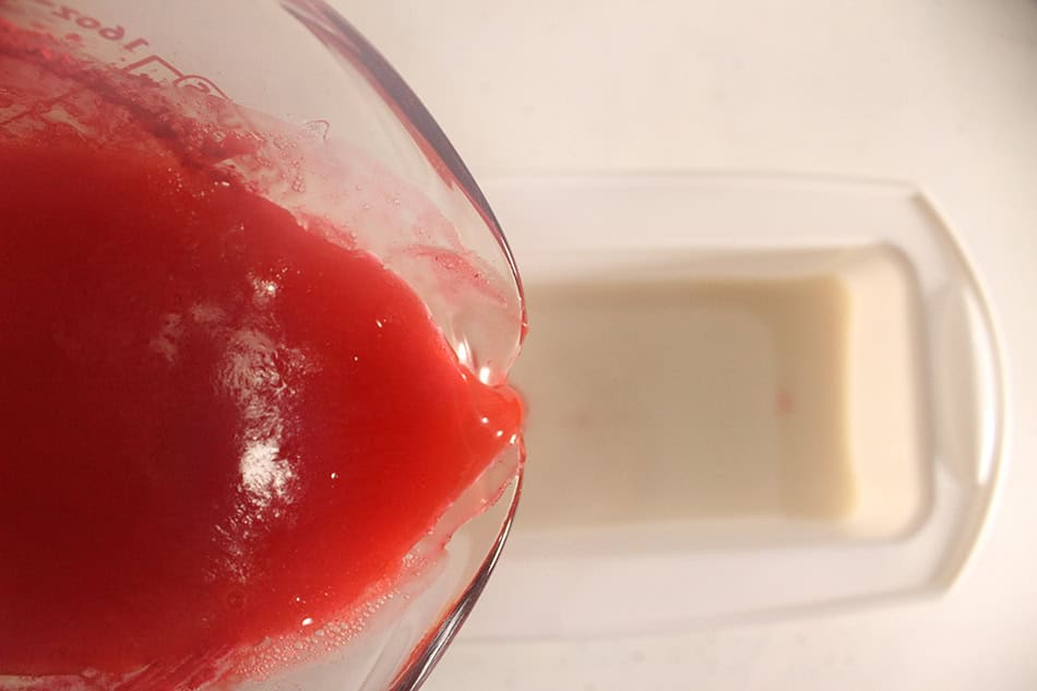 Candy Cane Soap Step 6