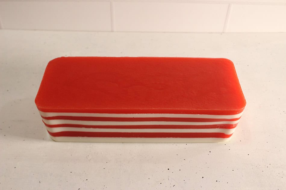 Candy Cane Soap Step 8