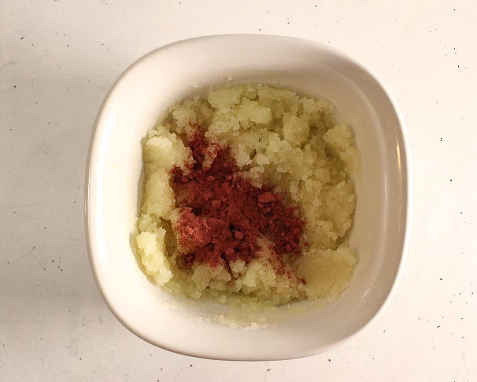 Cranberry Sugar Scrub Step 3