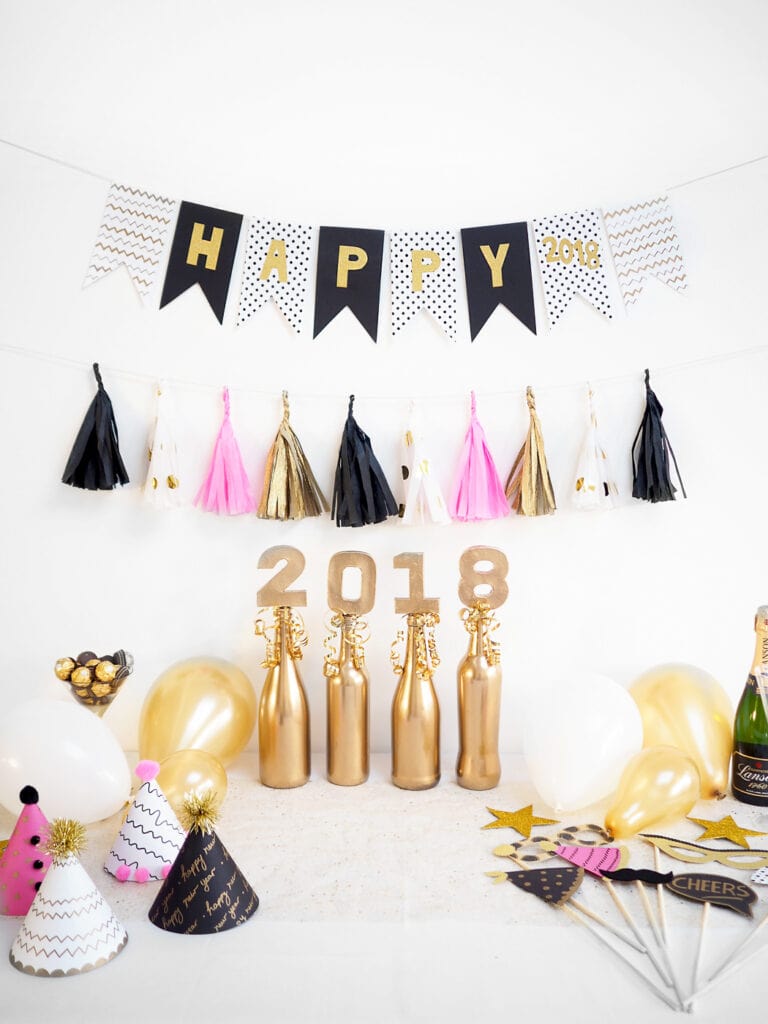 DIY New Year's Eve Decorations by Bang on Style
