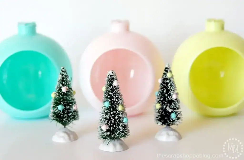 DIY Vintage Style Ornaments by The Scrapshoppe Blog