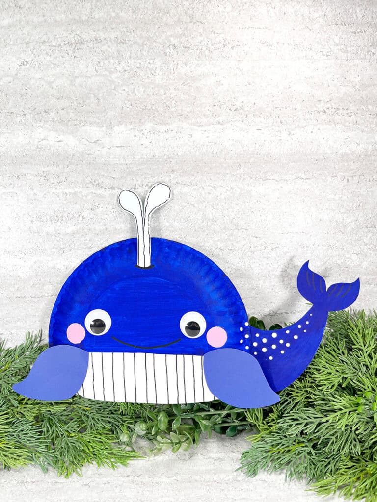DIY Whale Paper Plate Craft for Kids