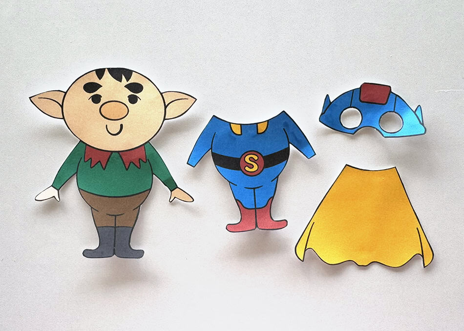 Disguise an Elf Superhero Step 1