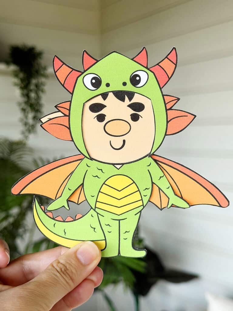 Disguise an Elf as a Dragon Craft for Kids