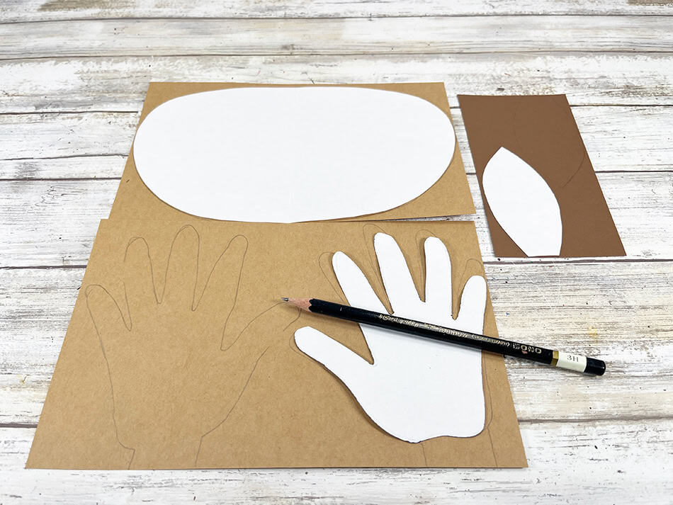 Dollar Store Paper Plate Moose Step 4