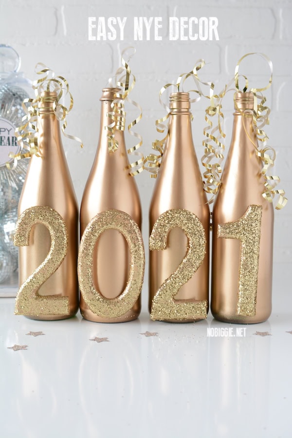 Easy New Year's Eve DIY Decor by No Biggie