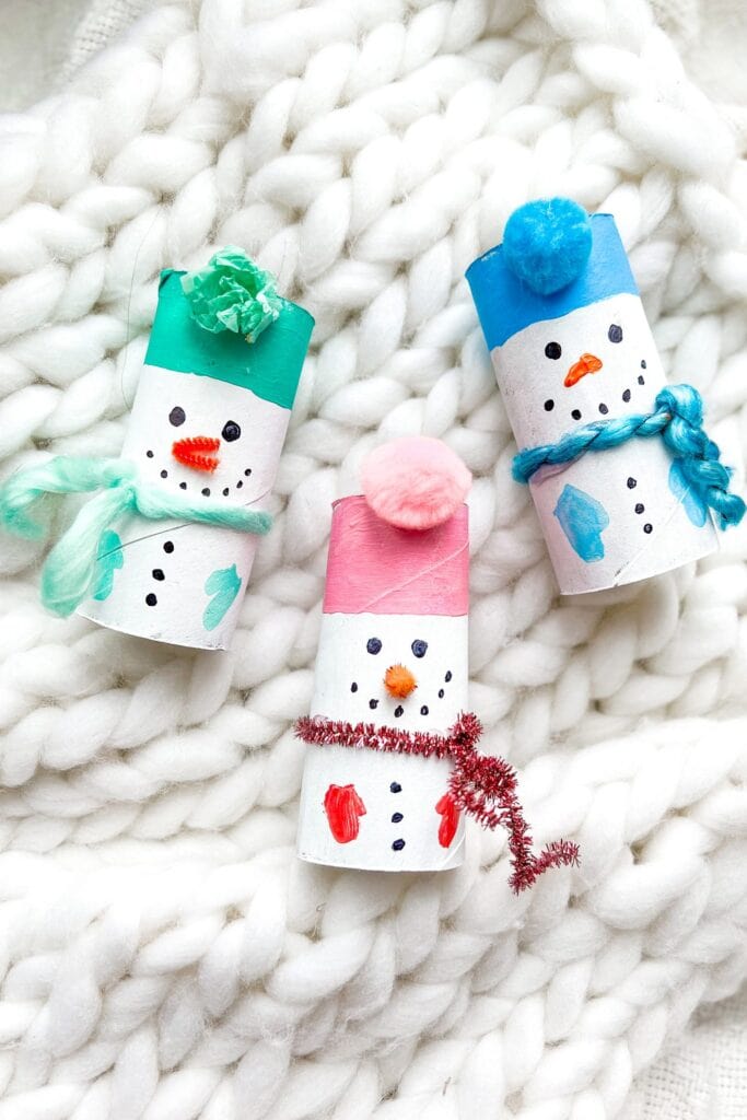 Easy Snowman Craft for Kids by Jessica Etcetera